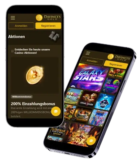 DaVinci's Gold Casino DE Mobiles Spielen